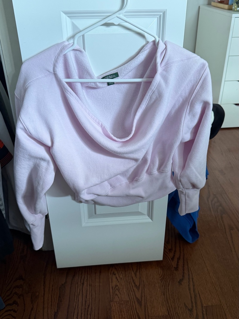 wild fable Light Pink Cowl Neck Sweater